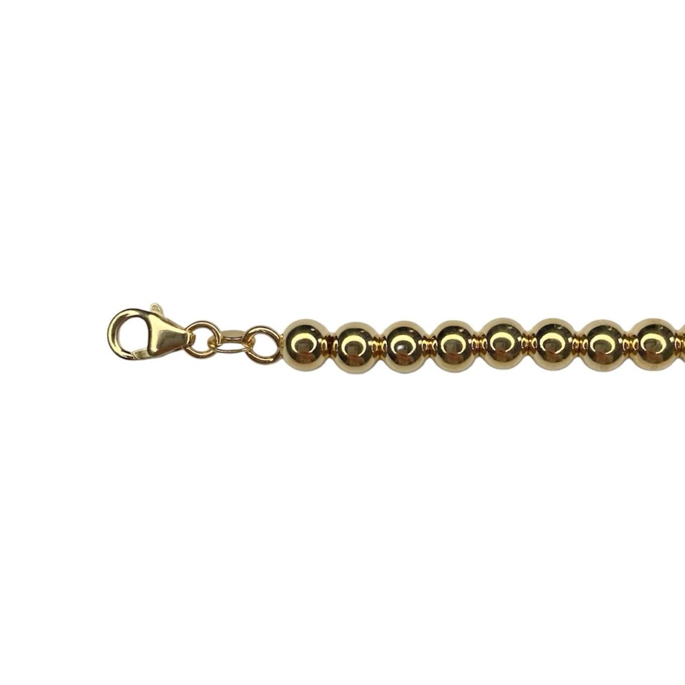 Tiffany & Co. bracelet (Tiffany heart pendant on unbranded ball bracelet) in gold