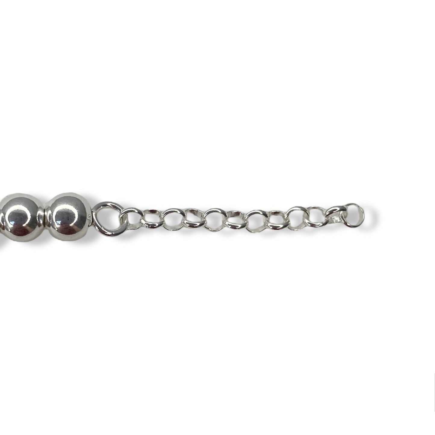 Tiffany & Co. bracelet ( Tiffany heart pendant on unbranded ball bracelet)