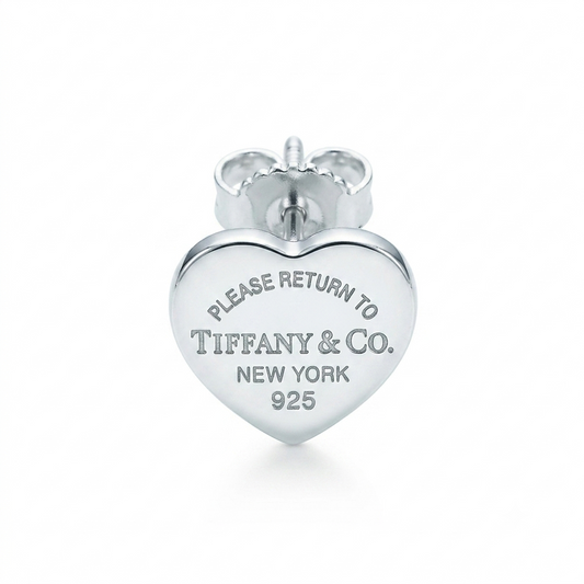 Tiffany & Co. silver hearts on extra earrings 